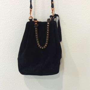 Topshop suede mini bag